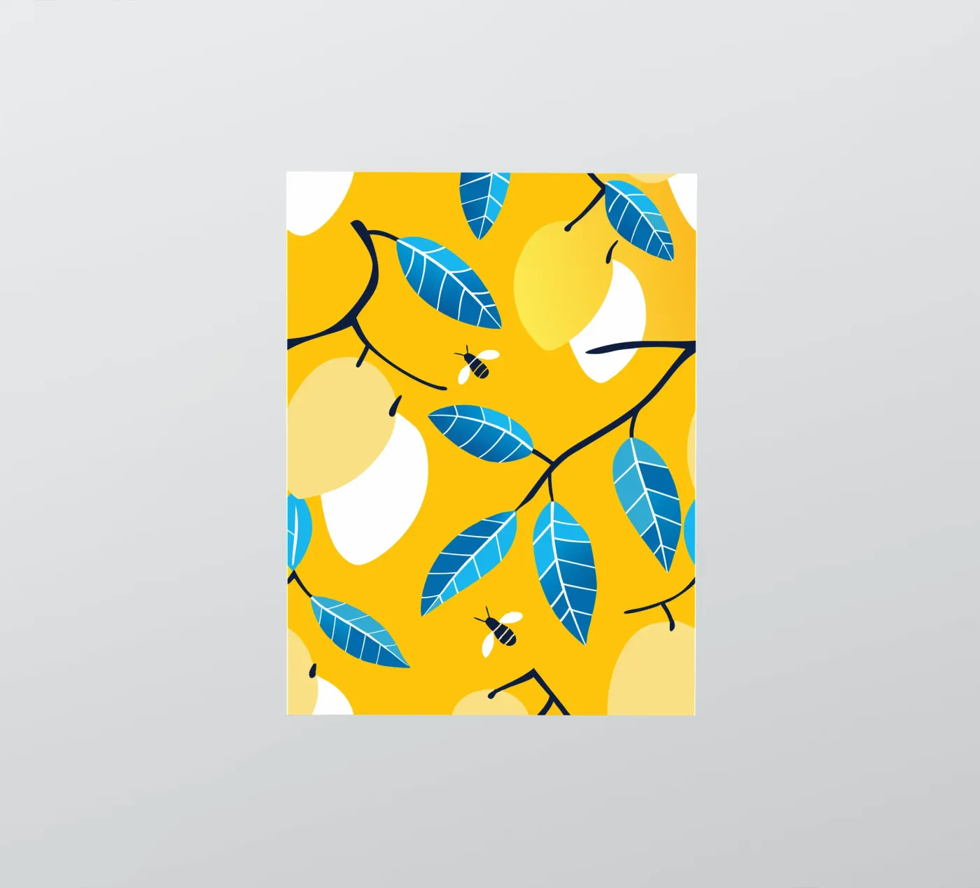 Citron et abeilles autocollant de TODAY'S SHOP