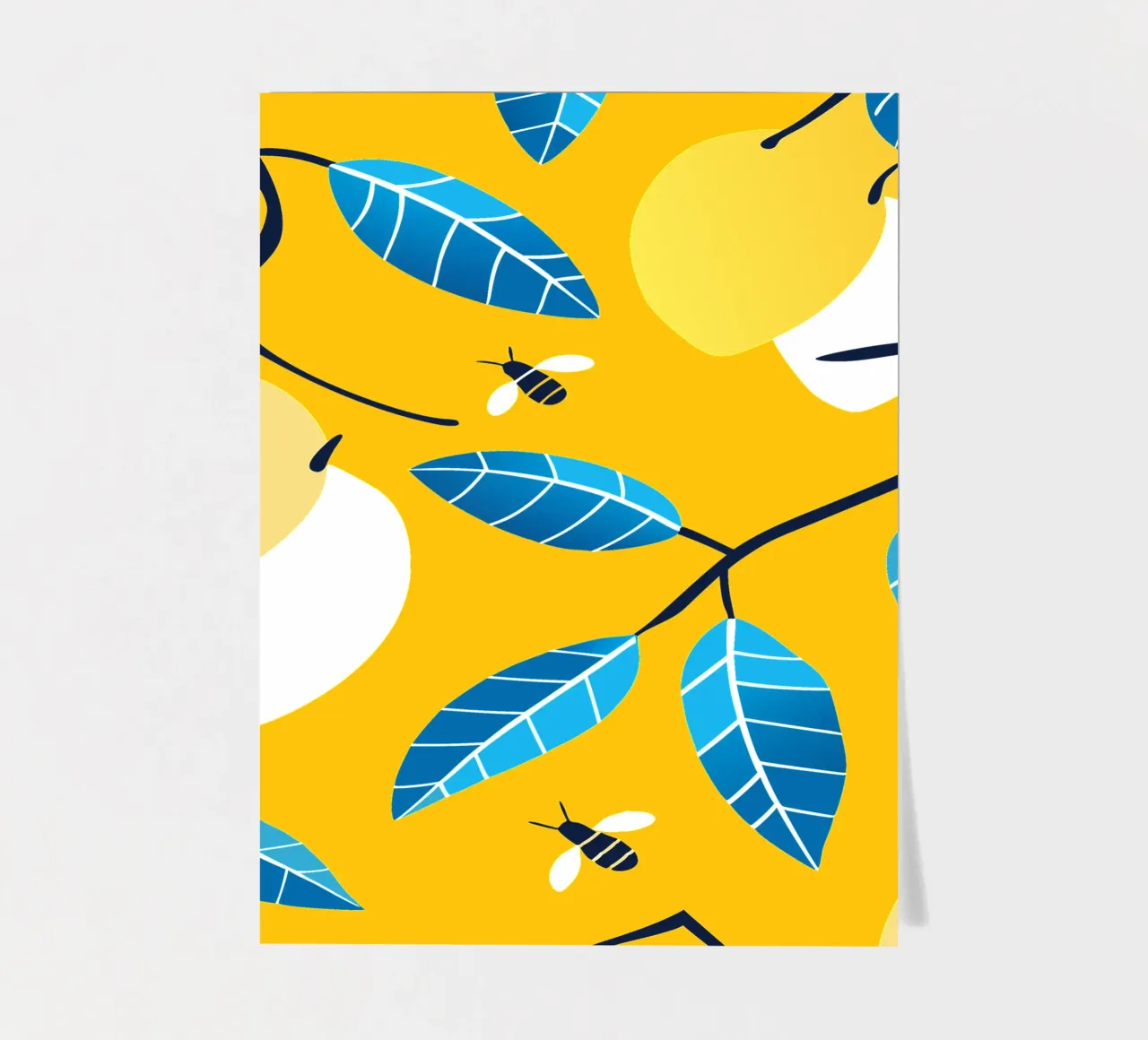 Limone e api foglio adesivo da TODAY'S SHOP