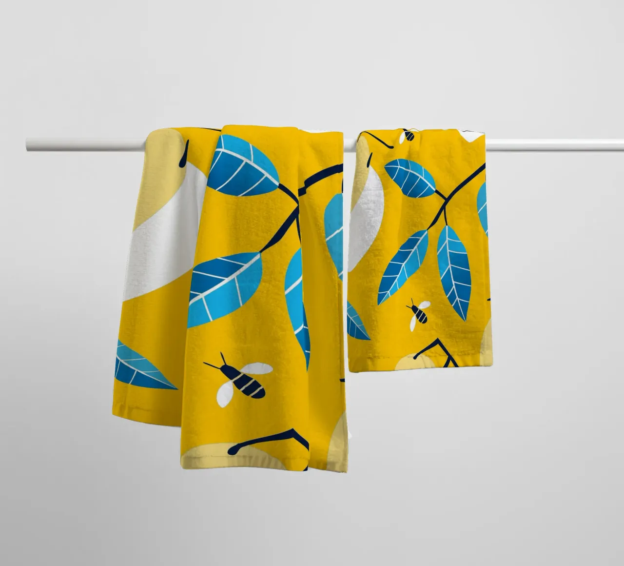 Limone e api asciugamano da bagno da TODAY'S SHOP