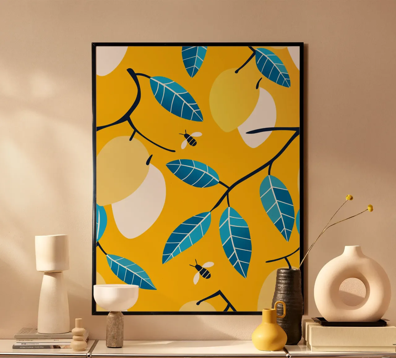 Limone e api carta hahnemühle da TODAY'S SHOP