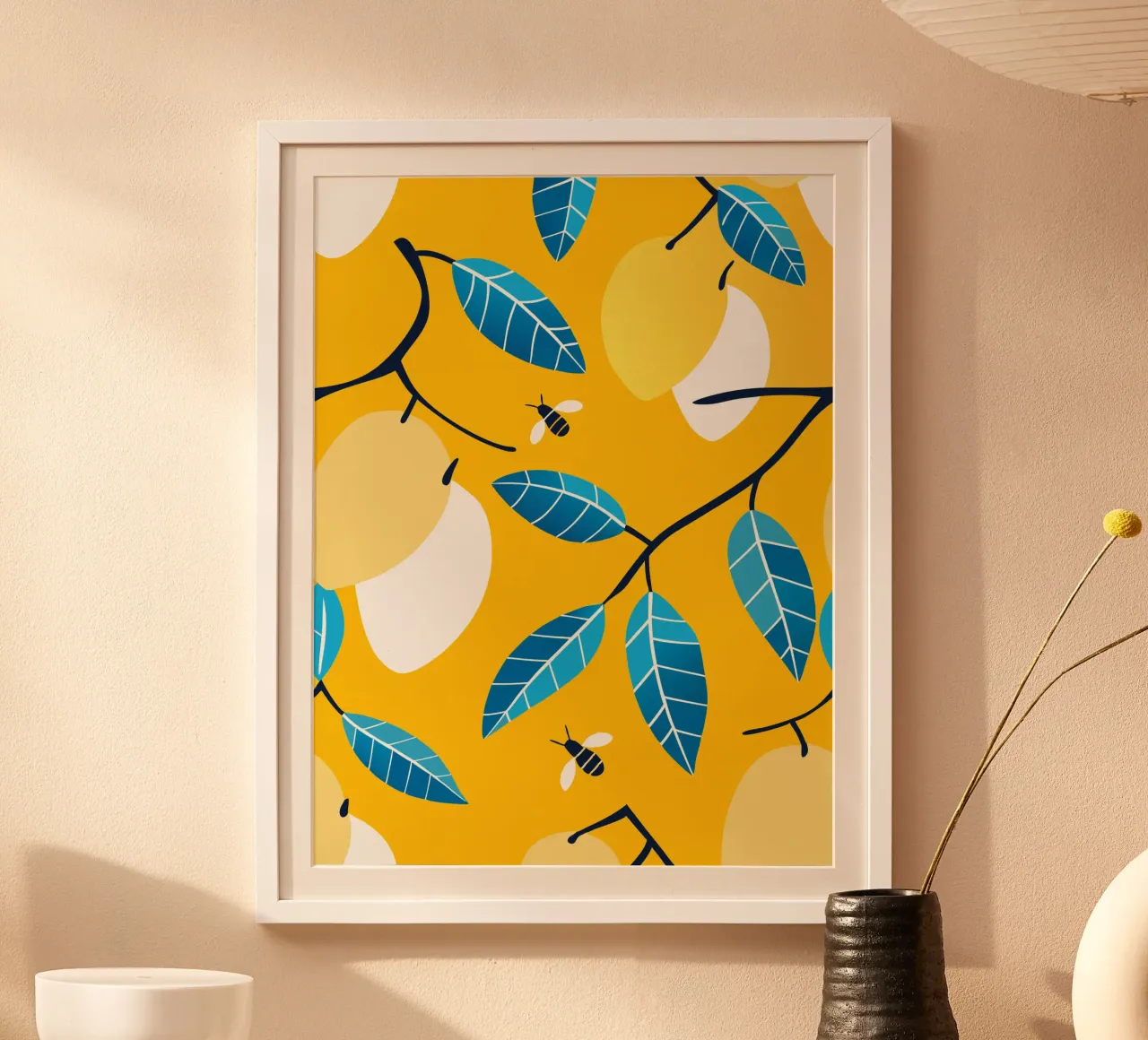 Limone e api carta hahnemühle da TODAY'S SHOP