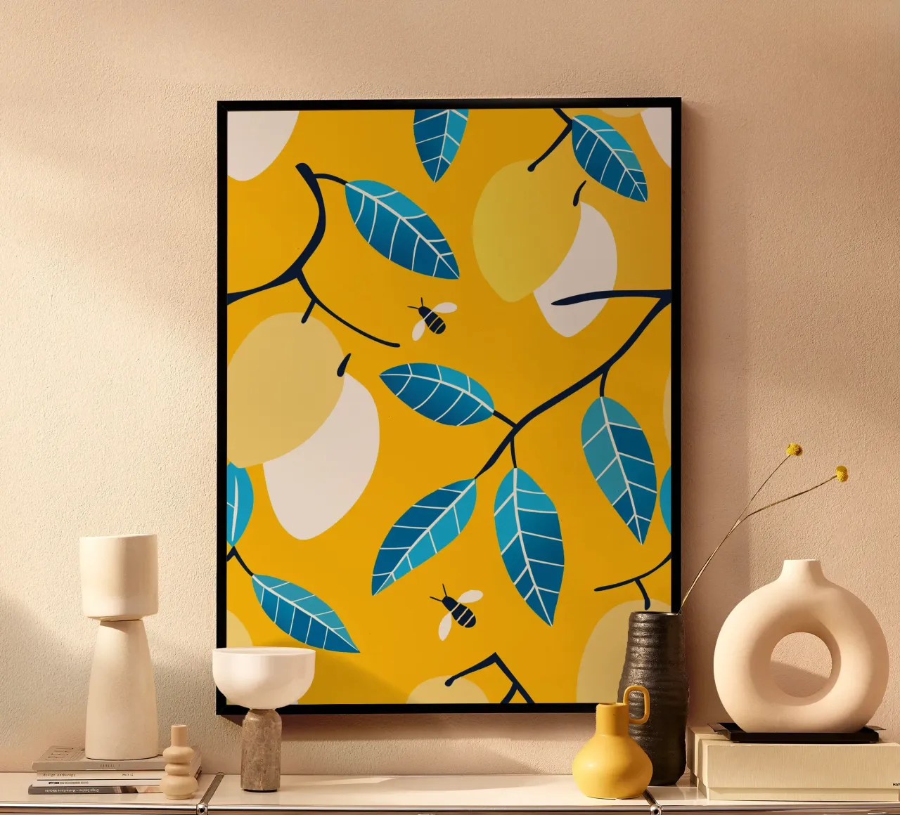 Limone e api carta hahnemühle da TODAY'S SHOP