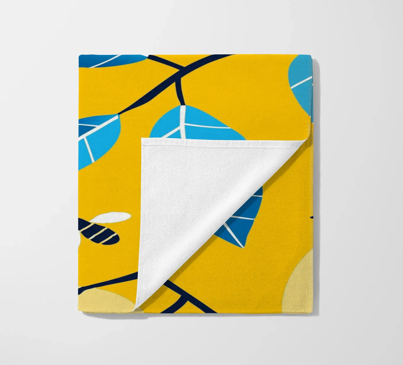 Lemon And Bees serviette de plage de TODAY'S SHOP
