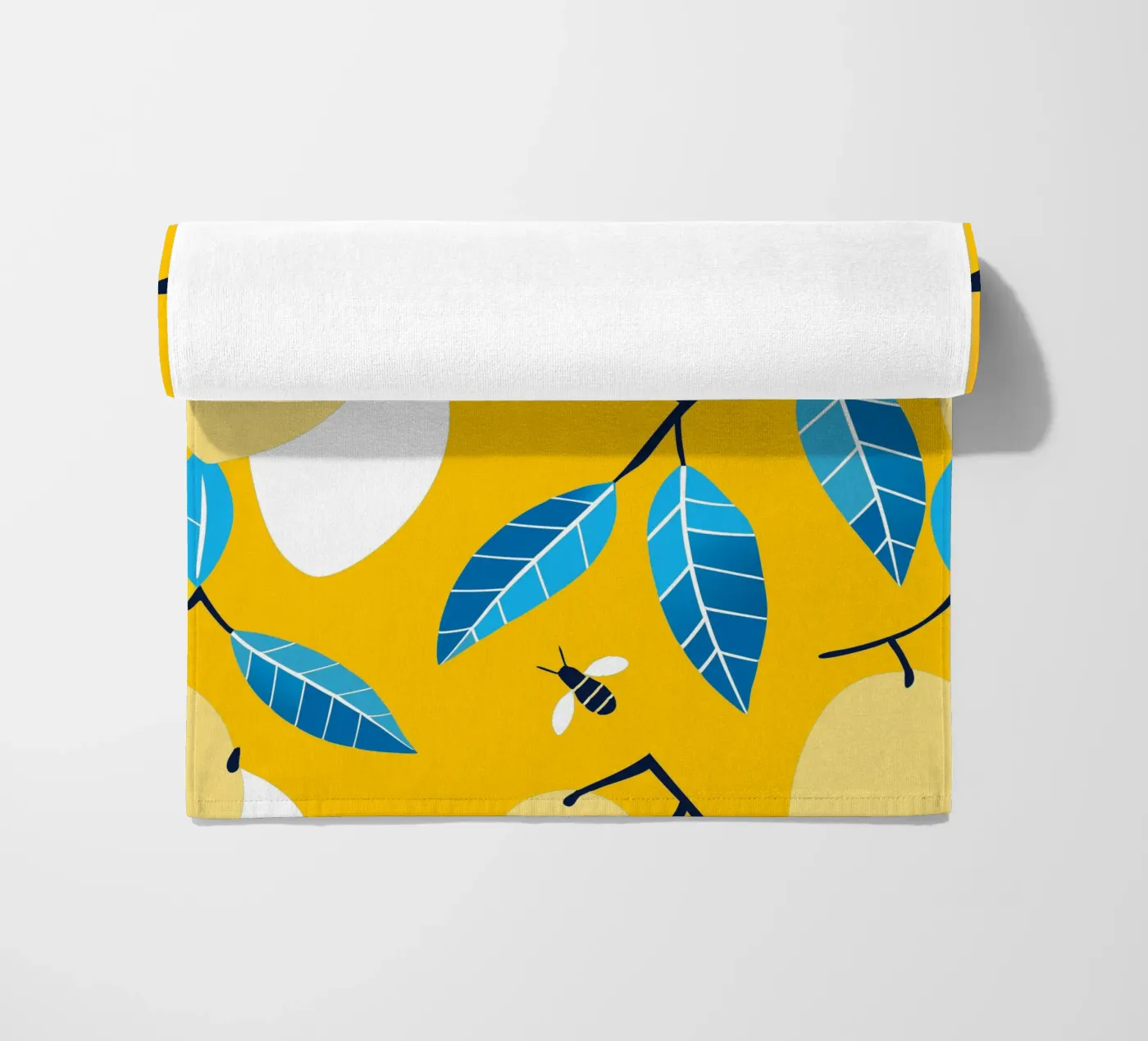 Lemon And Bees serviette de plage de TODAY'S SHOP