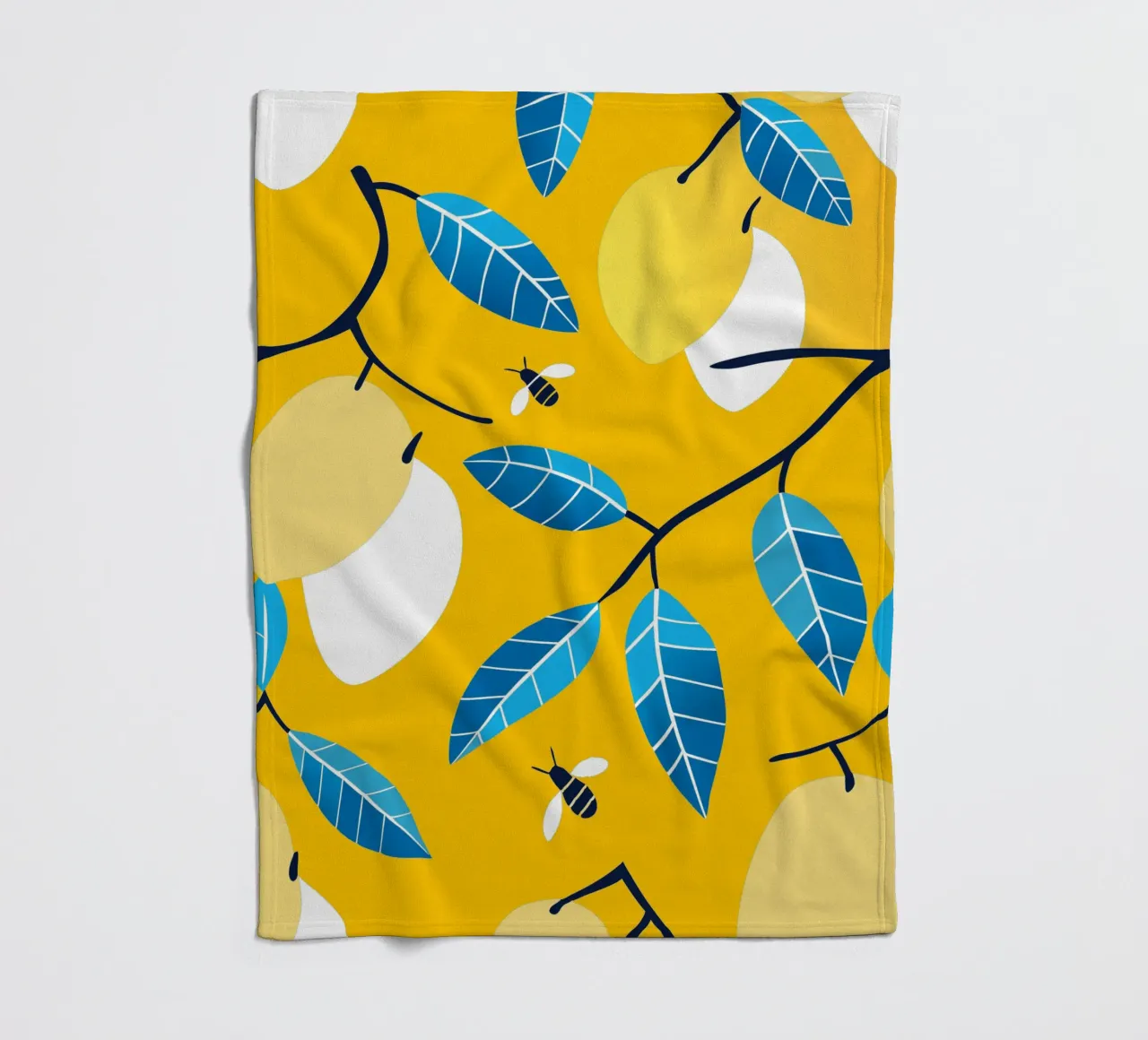 Limone e api coperta in pile da TODAY'S SHOP