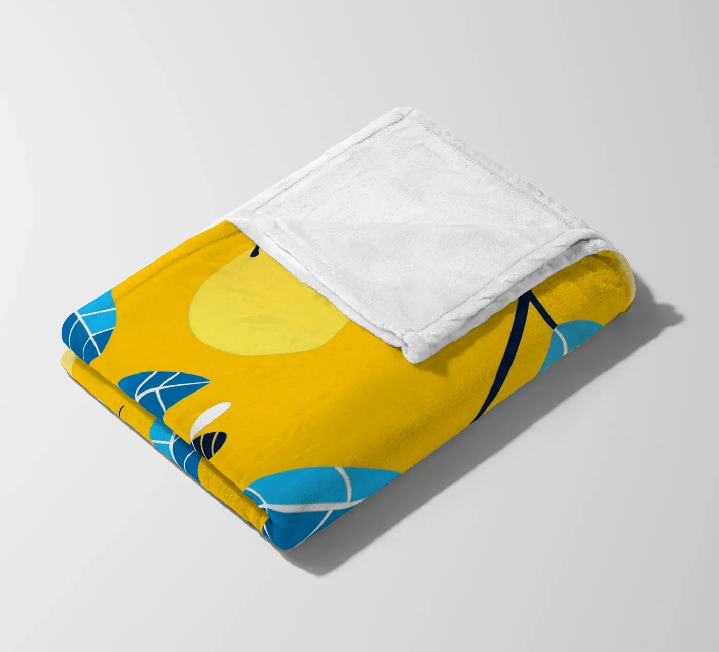 Lemon And Bees Fleecedecke von TODAY'S SHOP