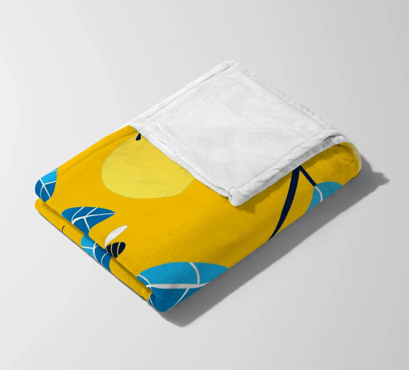 Lemon And Bees Fleecedecke von TODAY'S SHOP