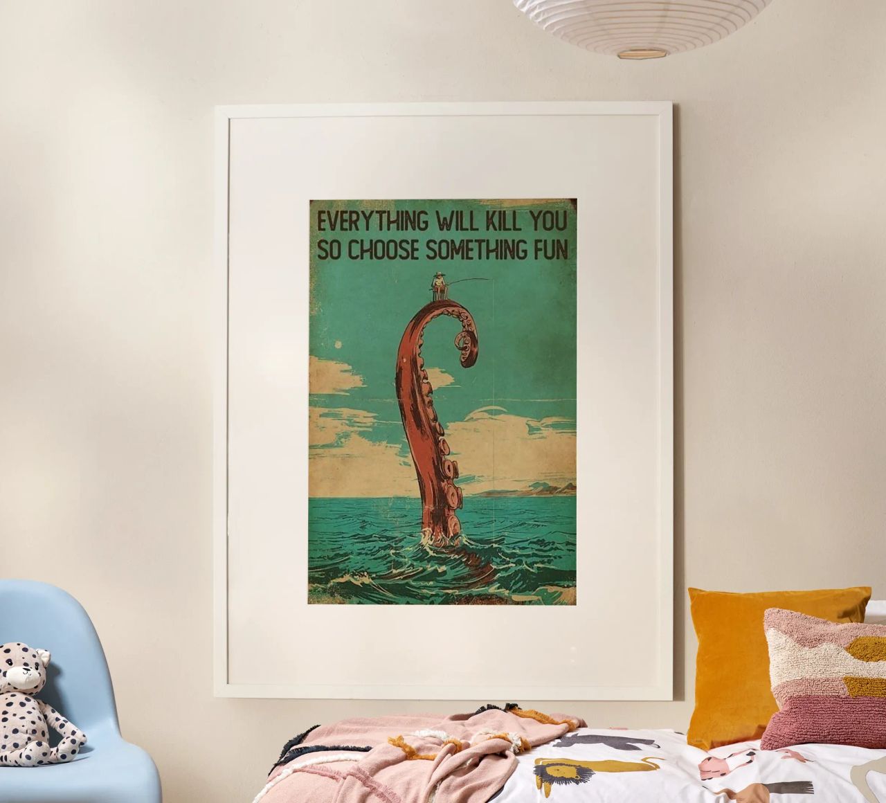 Tout vous tuera, alors choisissez quelque chose d'amusant poster de Witon name shop