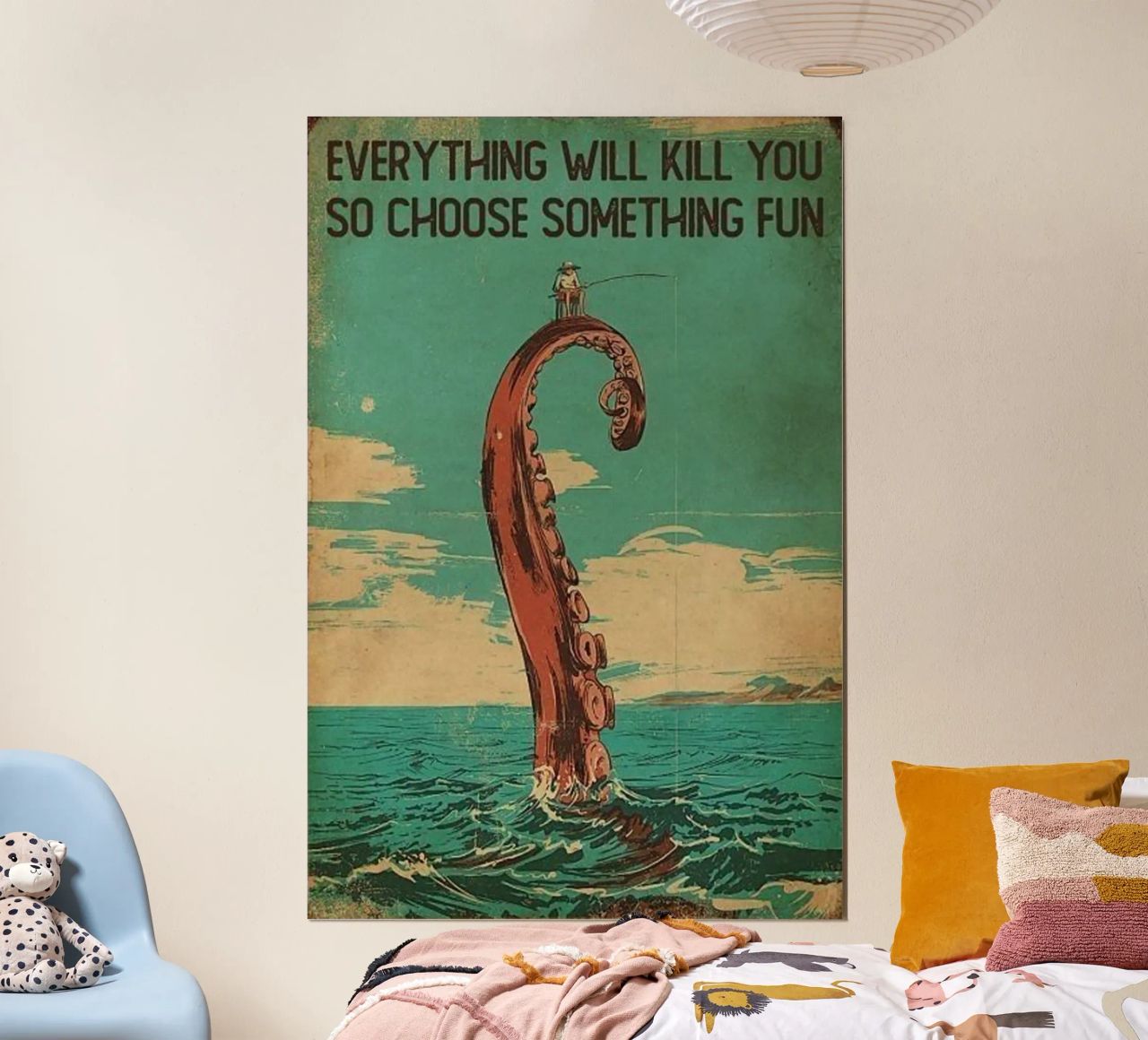 Tout vous tuera, alors choisissez quelque chose d'amusant poster de Witon name shop