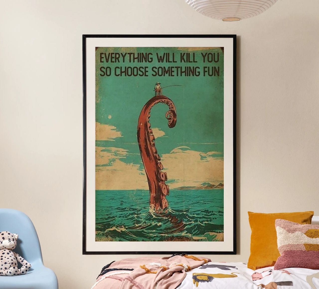 Tout vous tuera, alors choisissez quelque chose d'amusant poster de Witon name shop