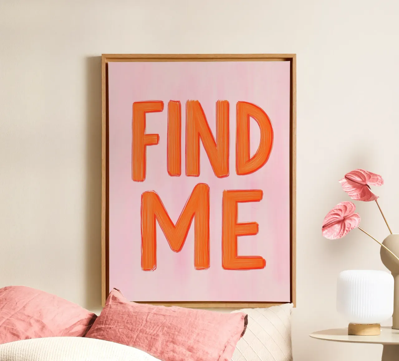 Find my, my Love canvas by Carinaprint