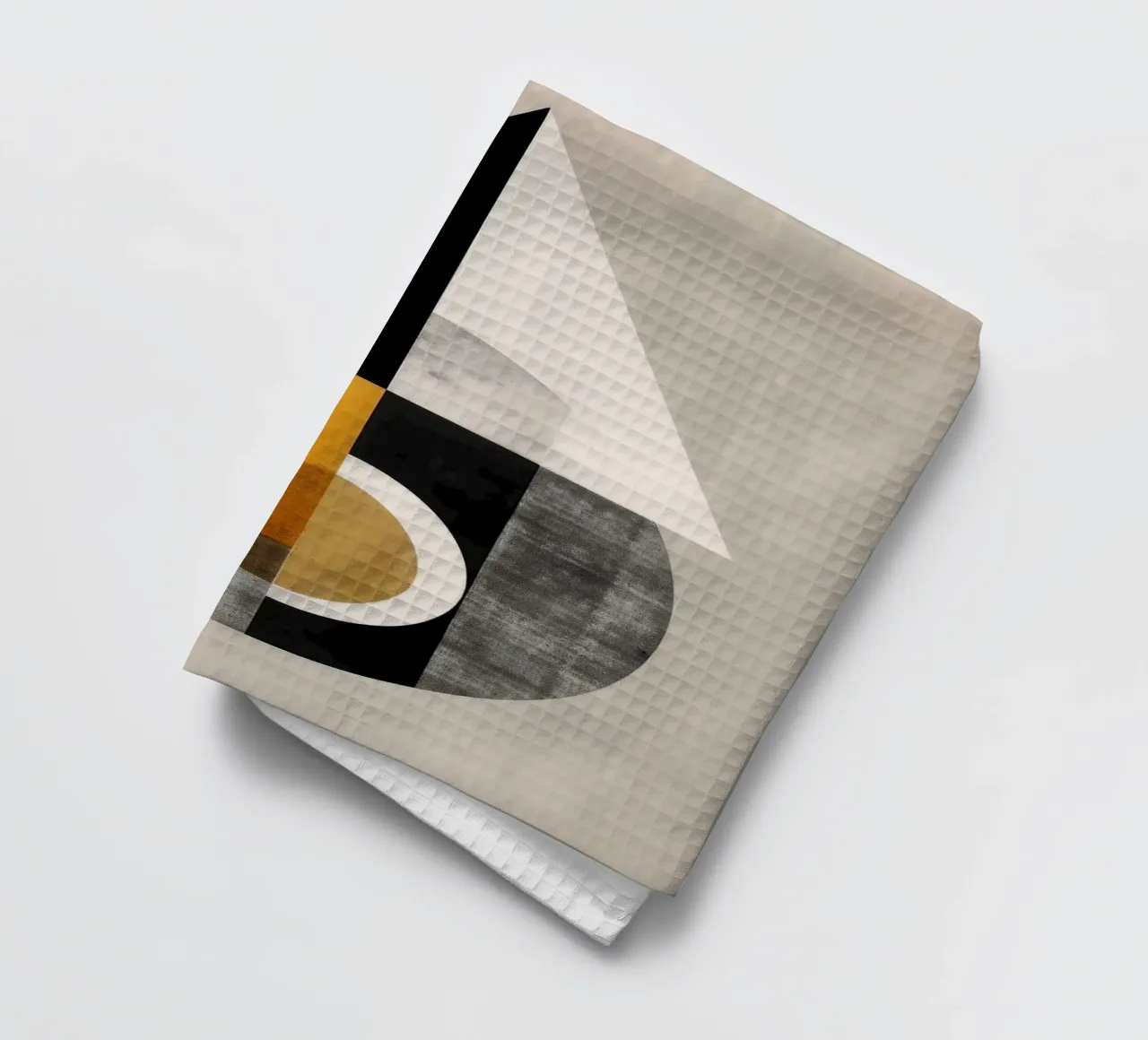 triangle cercle formes géométriques composition abstraite torchon de James Isaac Jackson