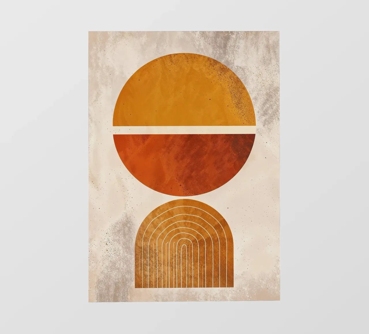 circle half-circle arc line pattern abstract backlit film by James Isaac Jackson