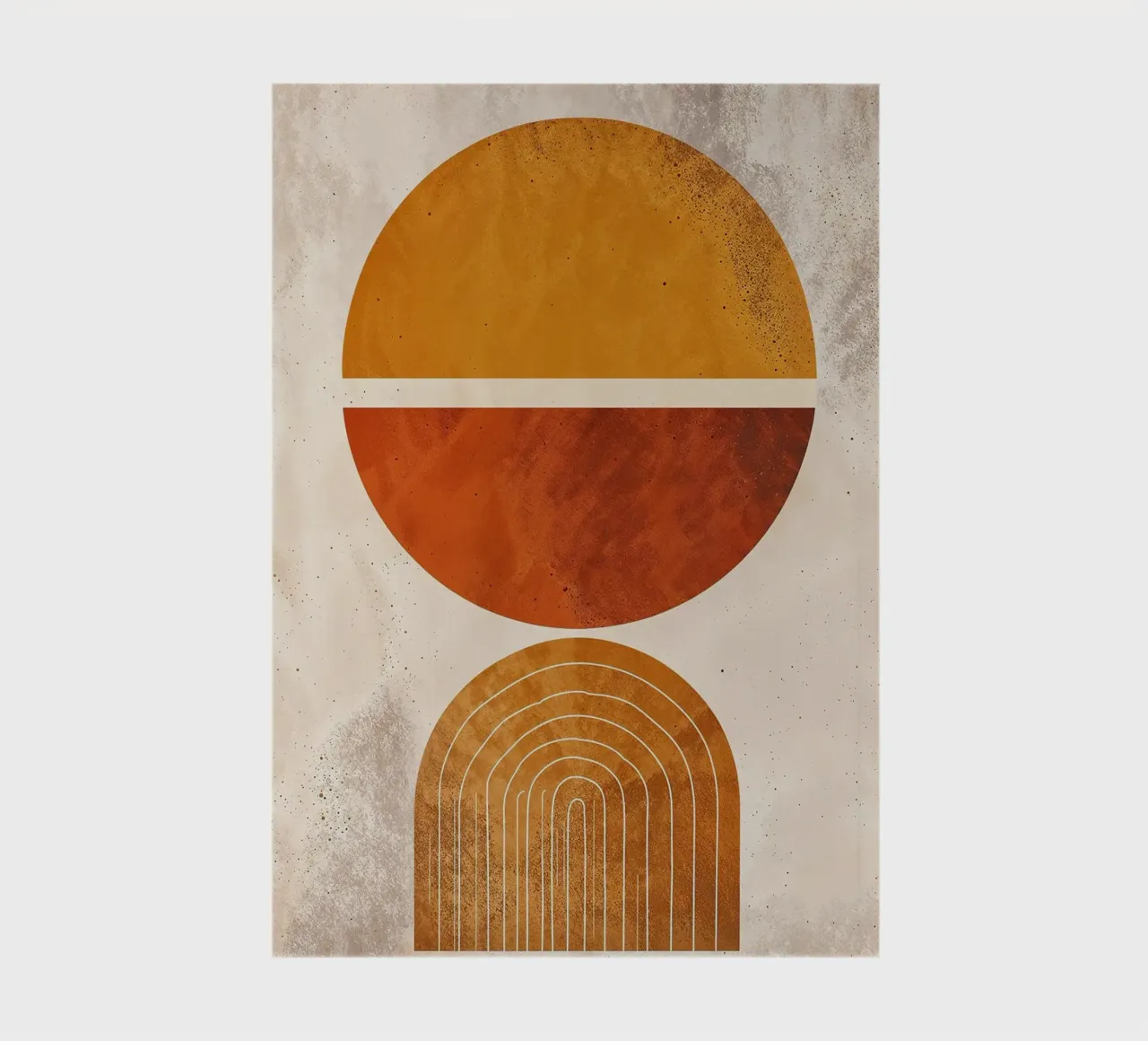 circle half-circle arc line pattern abstract notebook by James Isaac Jackson