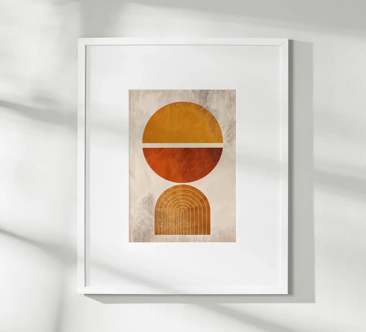 circle half-circle arc line pattern abstract hahnemühle by James Isaac Jackson