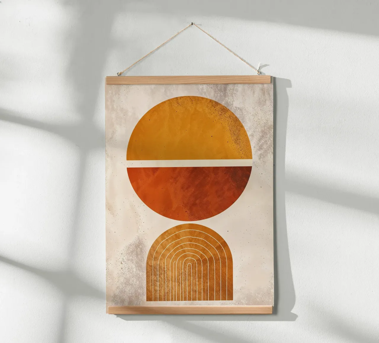 circle half-circle arc line pattern abstract hahnemühle by James Isaac Jackson