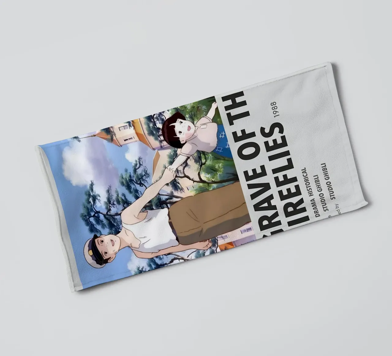 GRAVE OF THE FIREFLIES 1988 asciugamano da bagno da Totoya