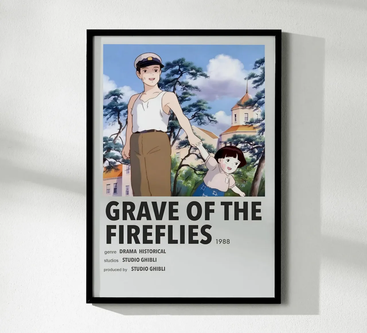 GRAVE OF THE FIREFLIES 1988 carta hahnemühle da Totoya