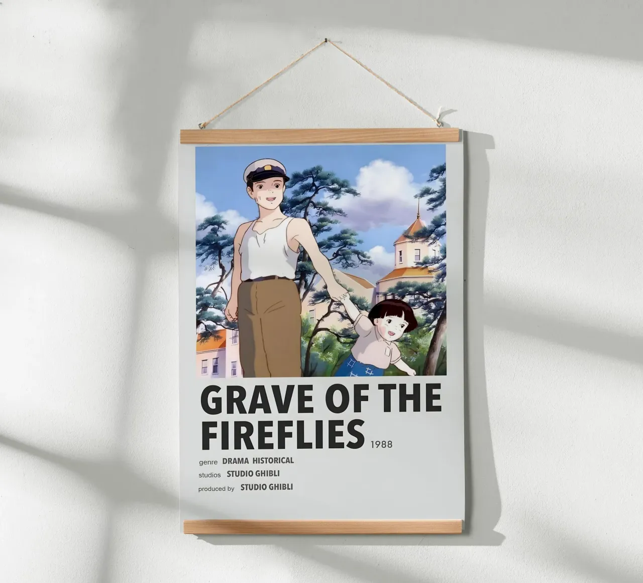 GRAVE OF THE FIREFLIES 1988 carta hahnemühle da Totoya