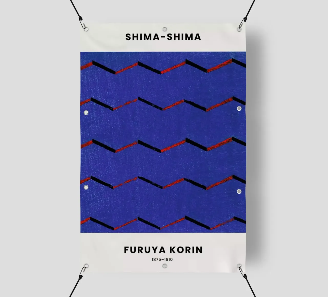 Furuya Korin - Thread Print telo in pvc da Vintage by JUNIQE