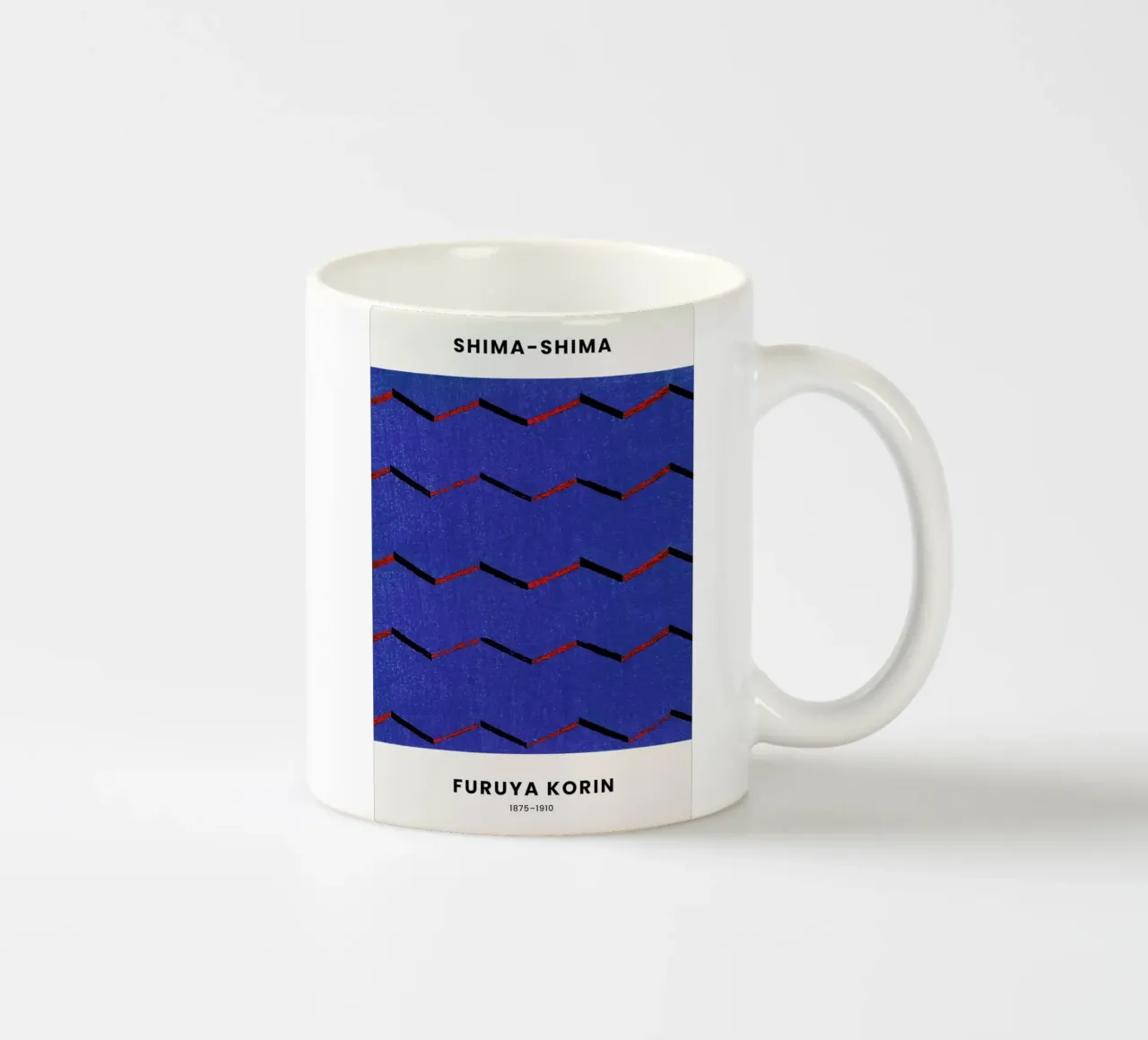 Furuya Korin - Thread Print mug en céramique de Vintage by JUNIQE