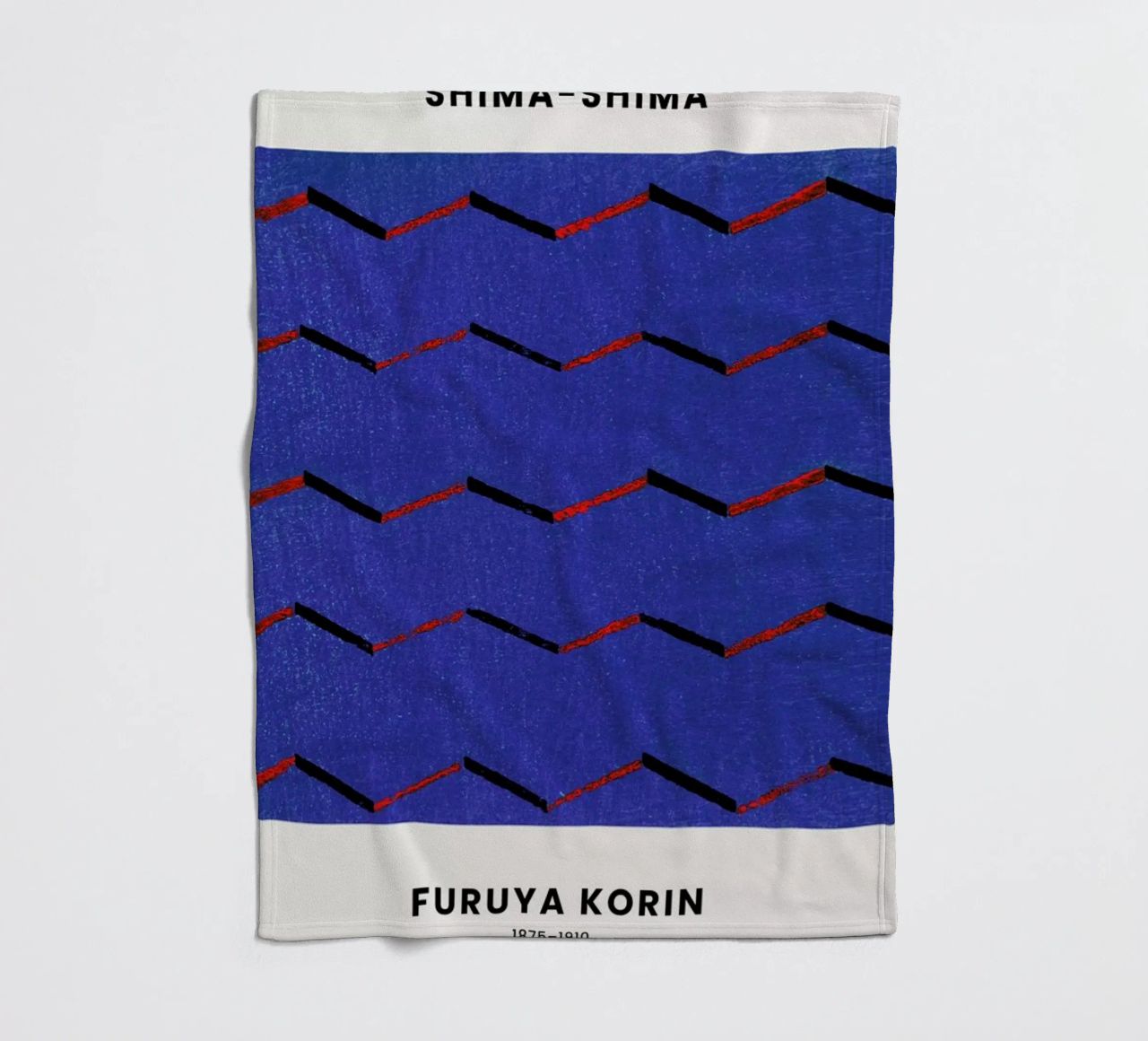 Furuya Korin - Thread Print coperta in pile da Vintage by JUNIQE
