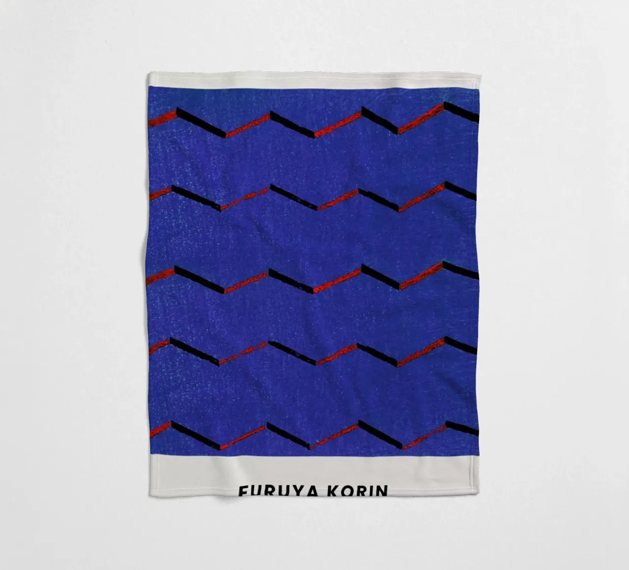 Furuya Korin - Thread Print manta de franela de Vintage by JUNIQE