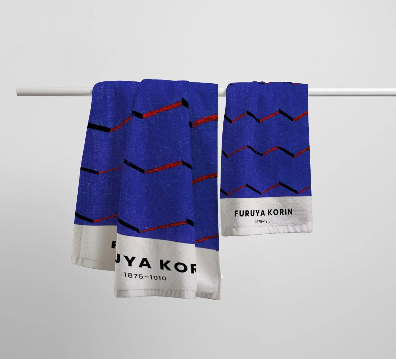 Furuya Korin - Thread Print Handtuch von Vintage by JUNIQE