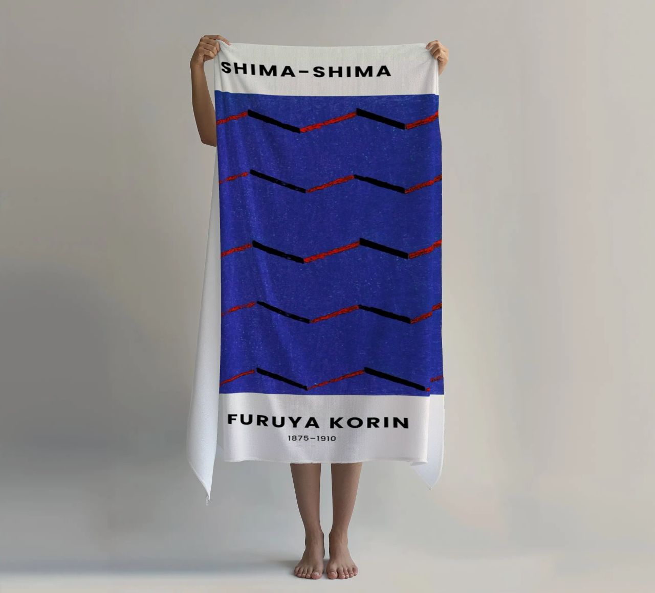 Furuya Korin - Thread Print telo mare da Vintage by JUNIQE