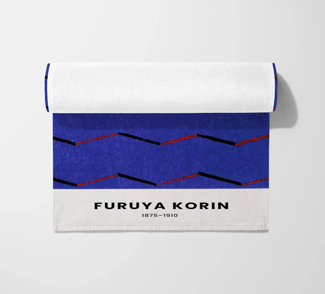 Furuya Korin - Thread Print beach towel by Vintage by JUNIQE