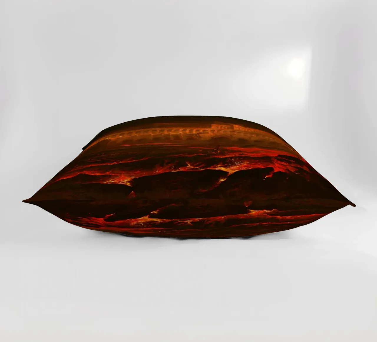John Martin - Pandemonium (1841) Visione drammatica dell'Inferno cuscino da Wirla