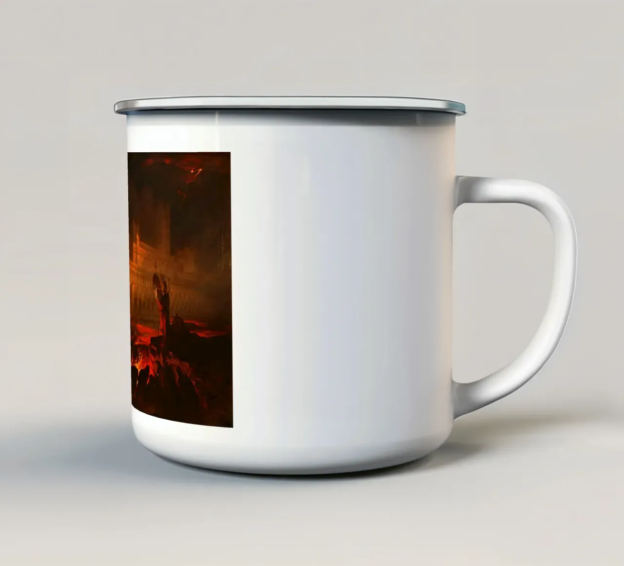 John Martin – Pandemonium (1841) Dramatic Vision of Hell’s enamel mug by Wirla