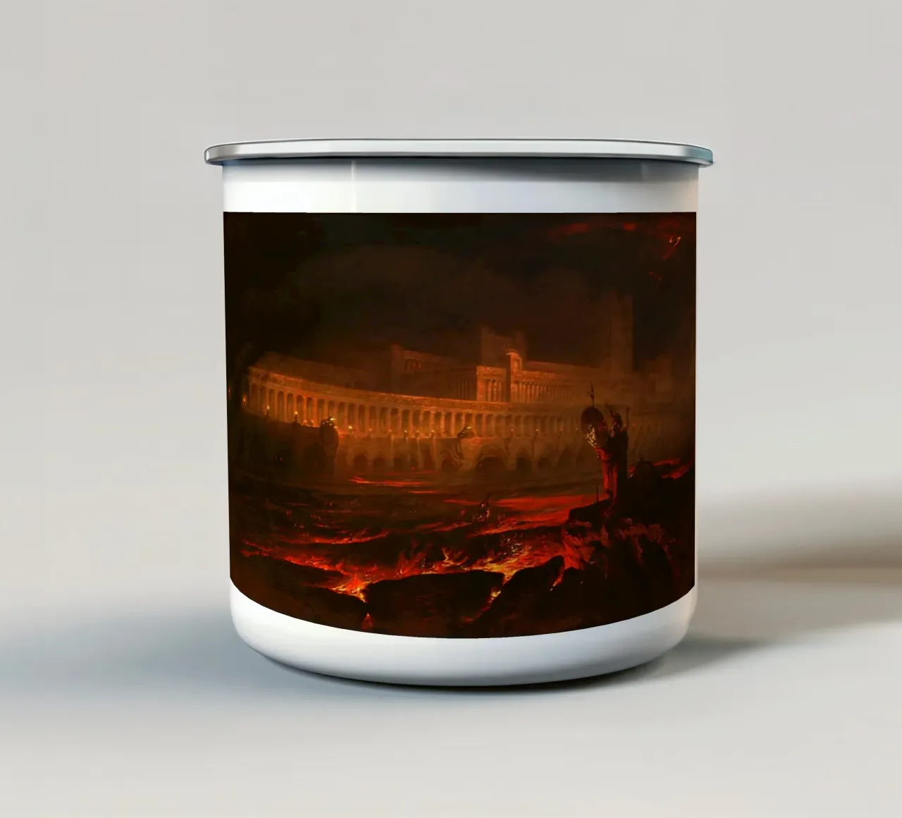 John Martin – Pandemonium (1841) Dramatic Vision of Hell’s enamel mug by Wirla