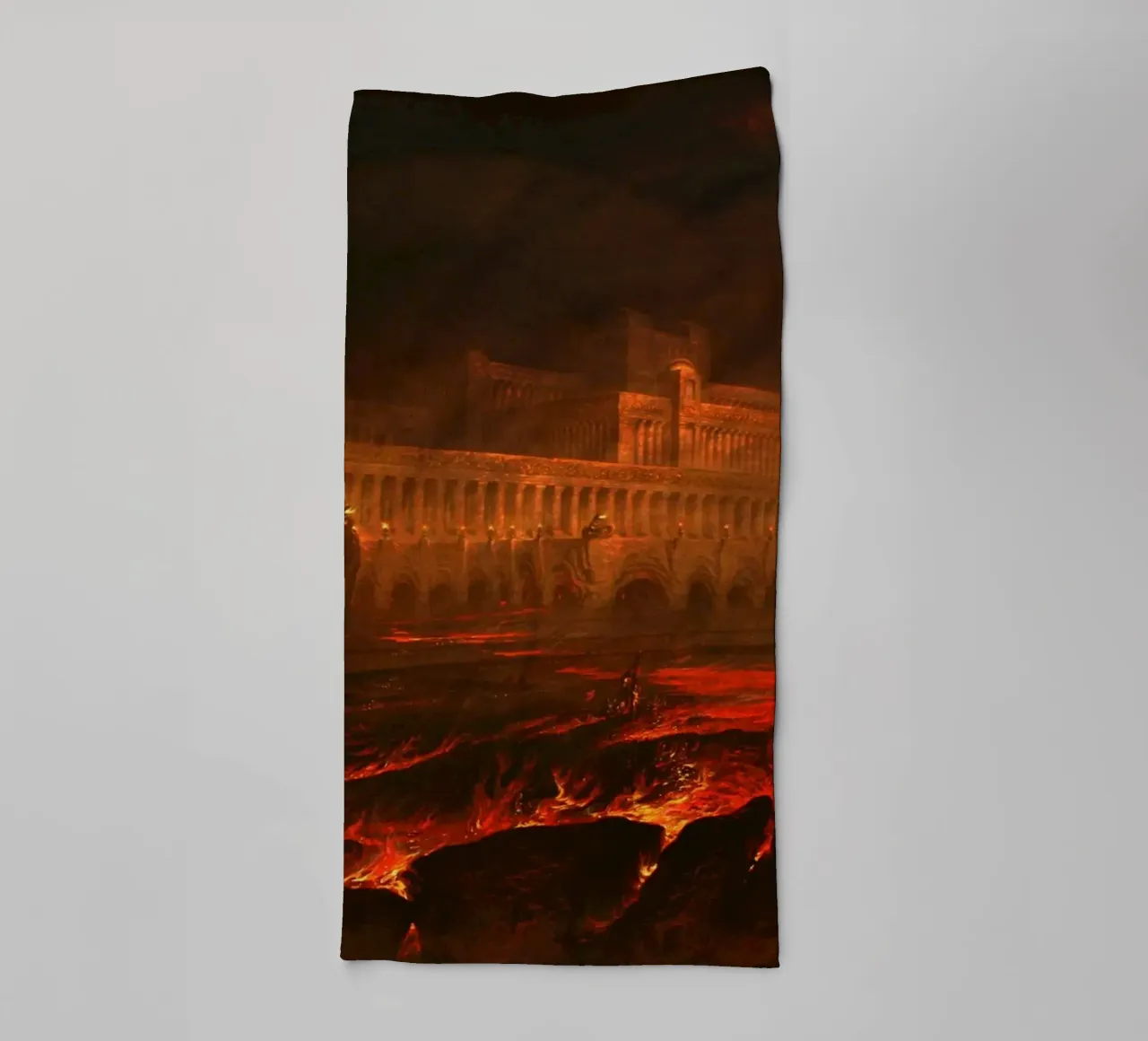 John Martin – Pandemonium (1841) Dramatic Vision of Hell’s towel by Wirla
