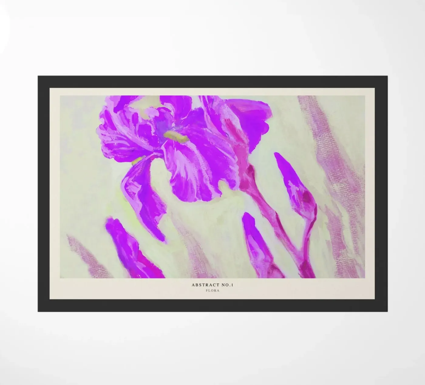 Flora Fußmatte von Graphite