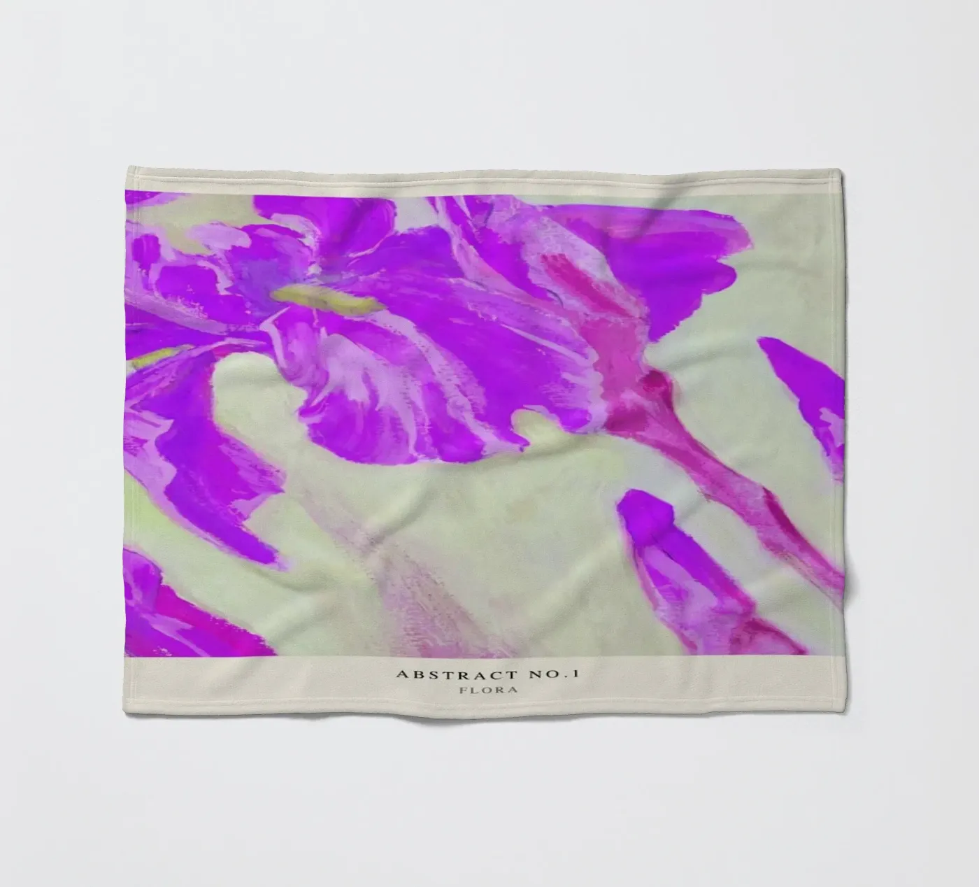 Flora Fleecedecke von Graphite