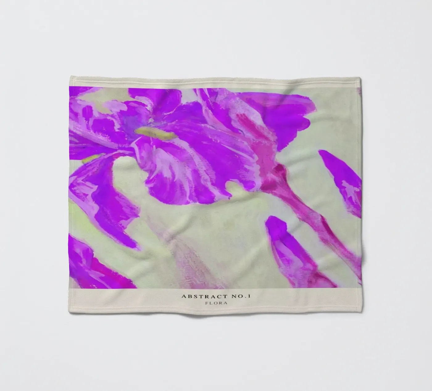 Flora Fleecedecke von Graphite