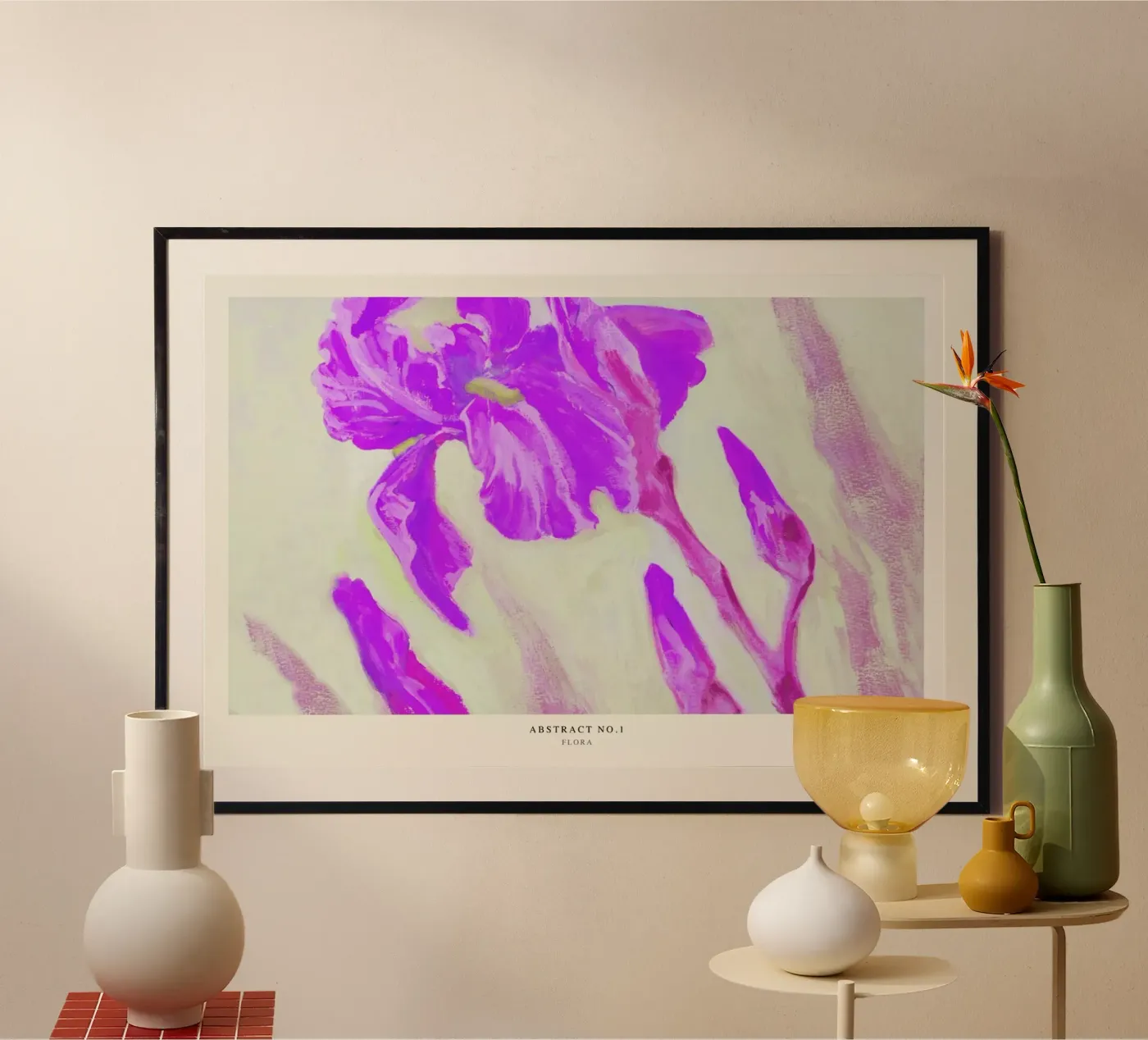 Flora Poster von Graphite