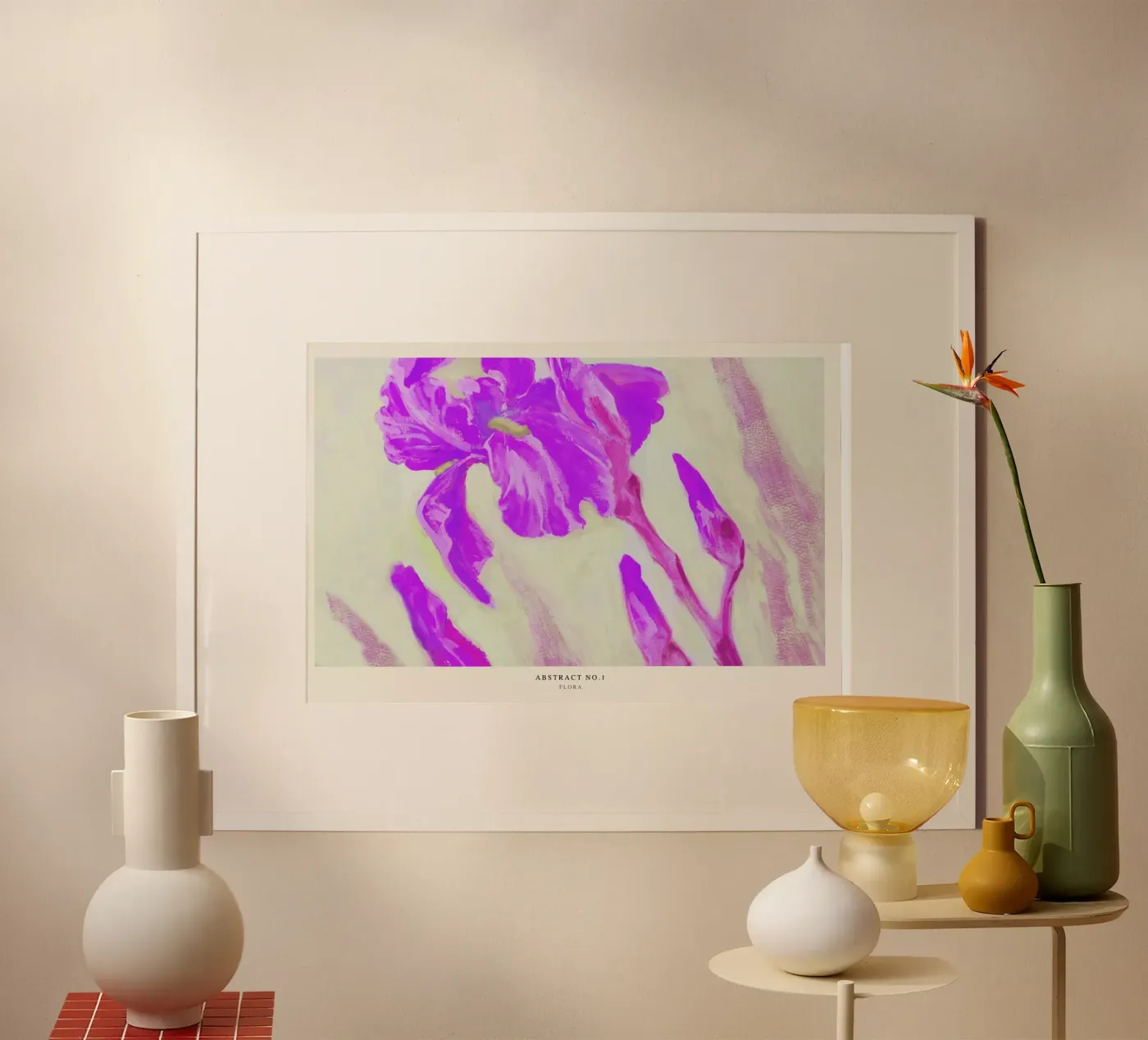 Flora Poster von Graphite