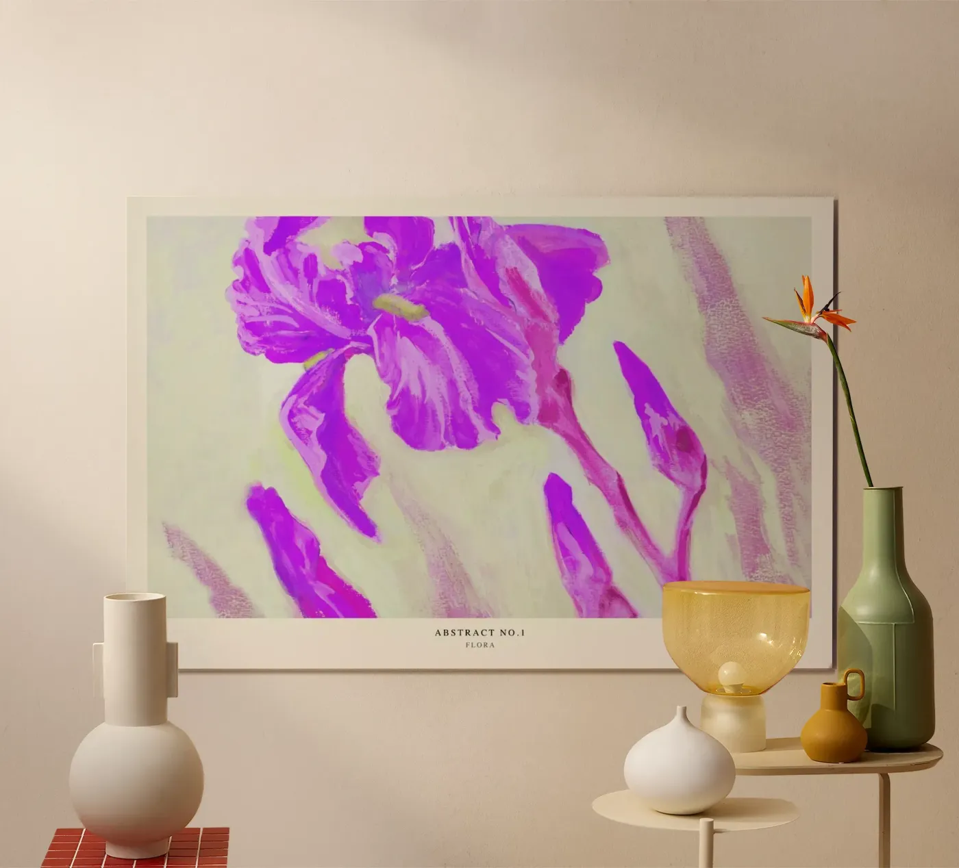 Flora Poster von Graphite