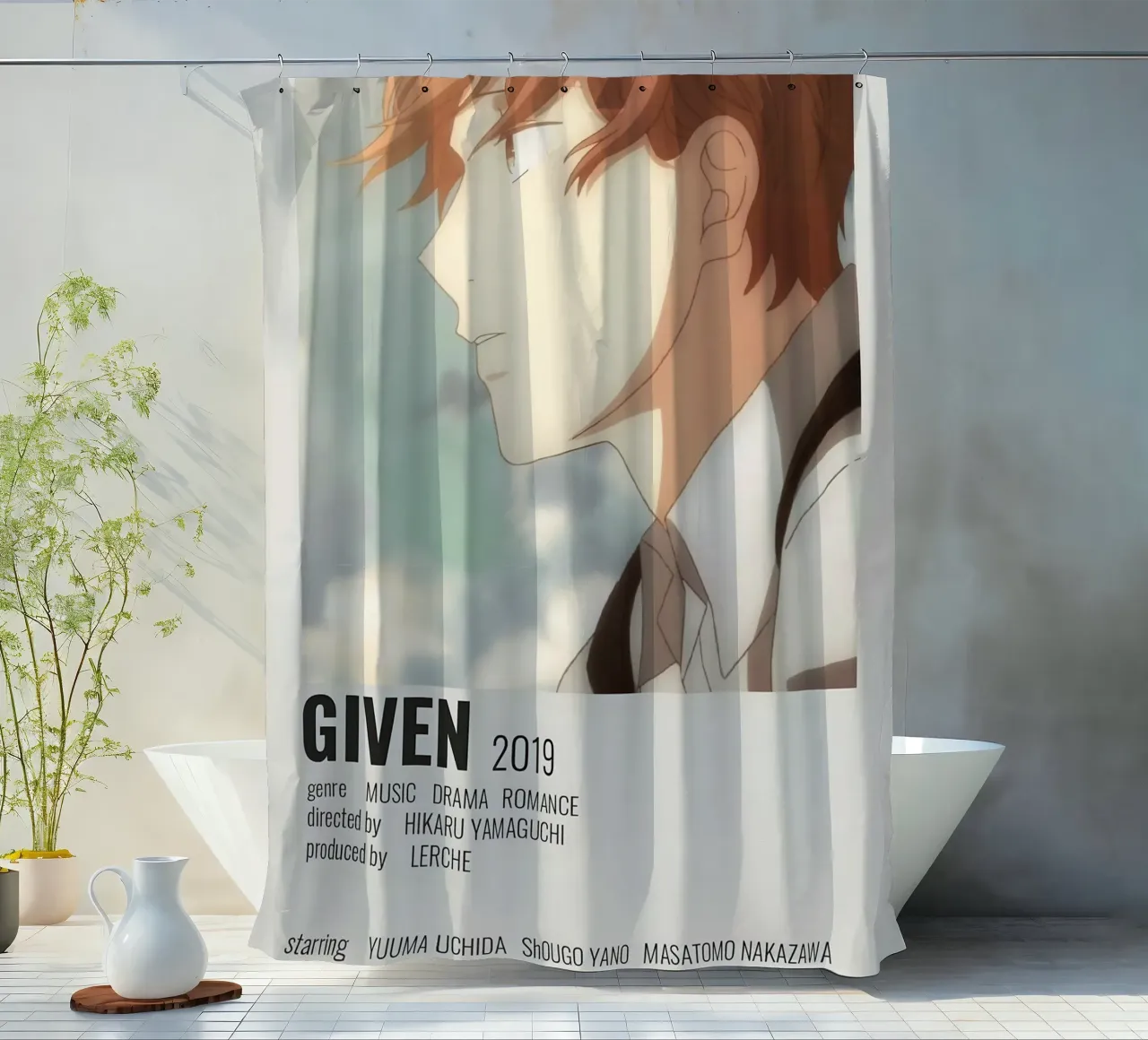 GIVEN  2019 tenda da doccia da Totoya