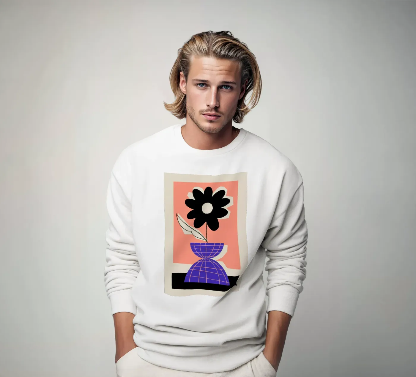 Iris sweatshirt van Pure