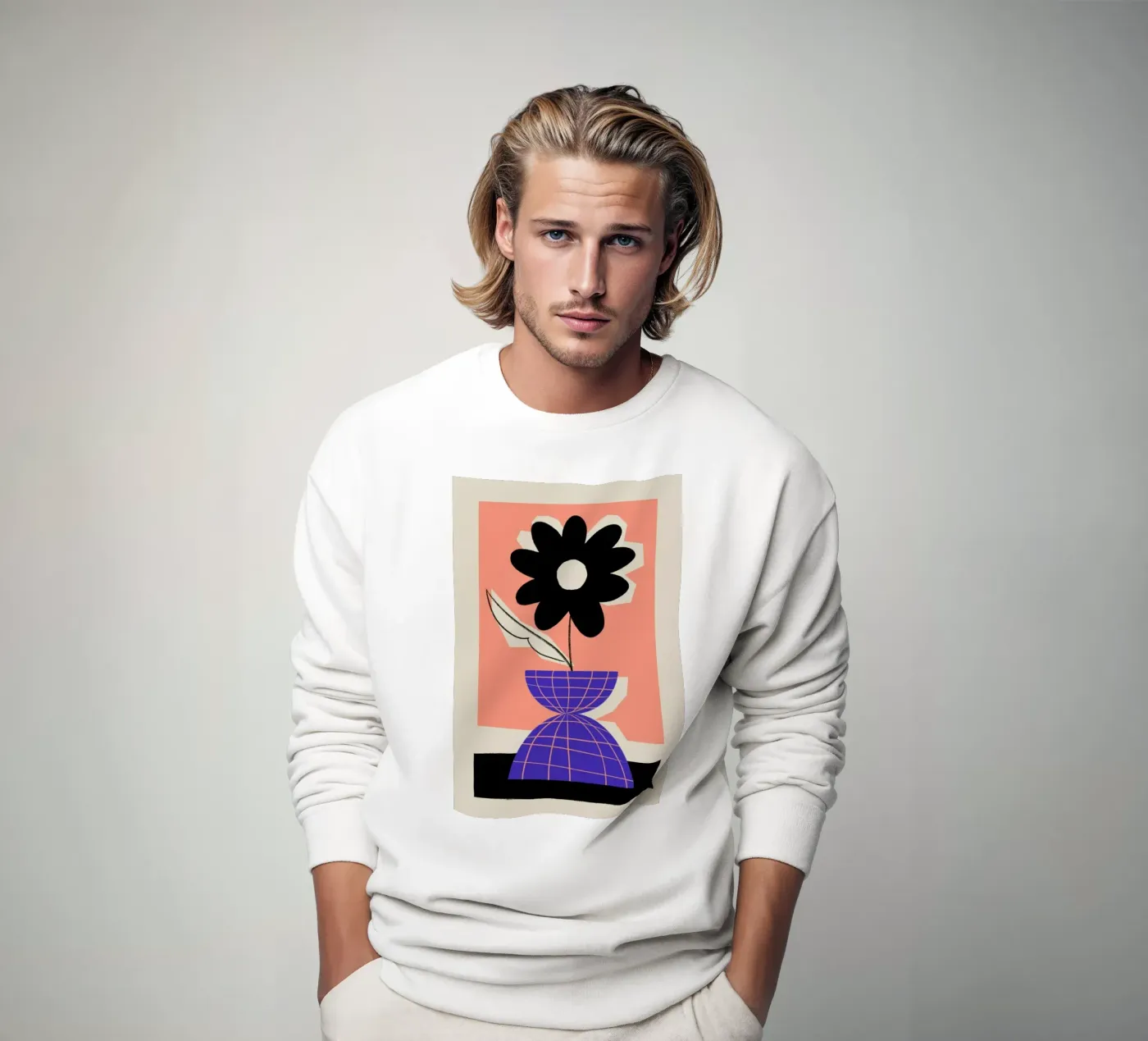 Iris sweatshirt van Pure