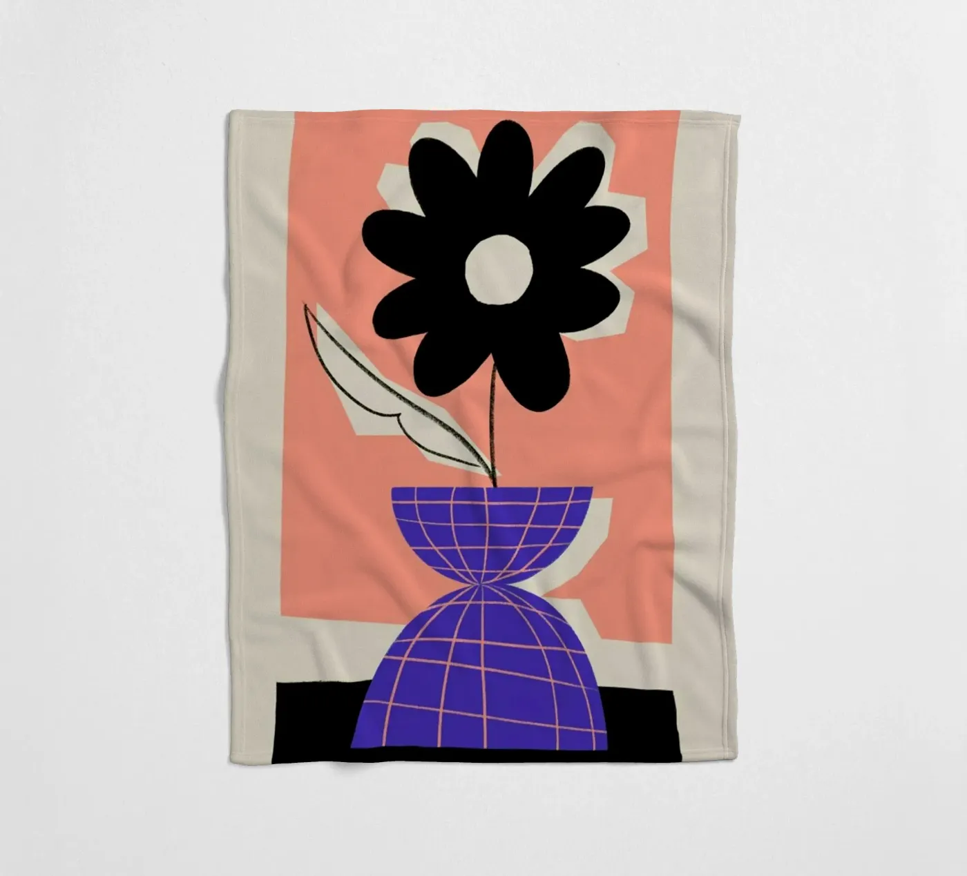 Iris plaid polaire de Pure