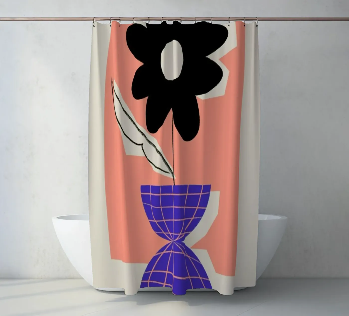 Iris douchegordijn van Pure