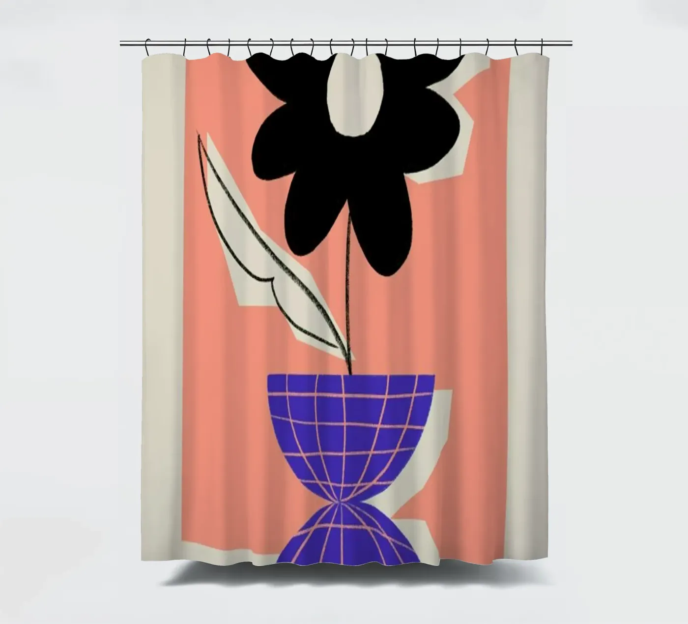 Iris douchegordijn van Pure