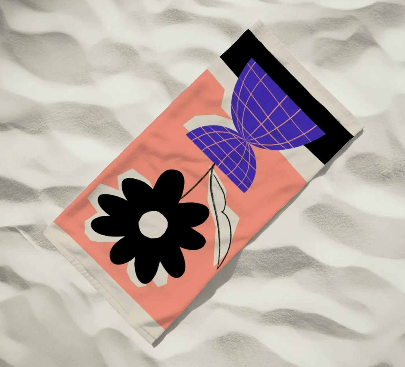 Iris beach towel by Pure