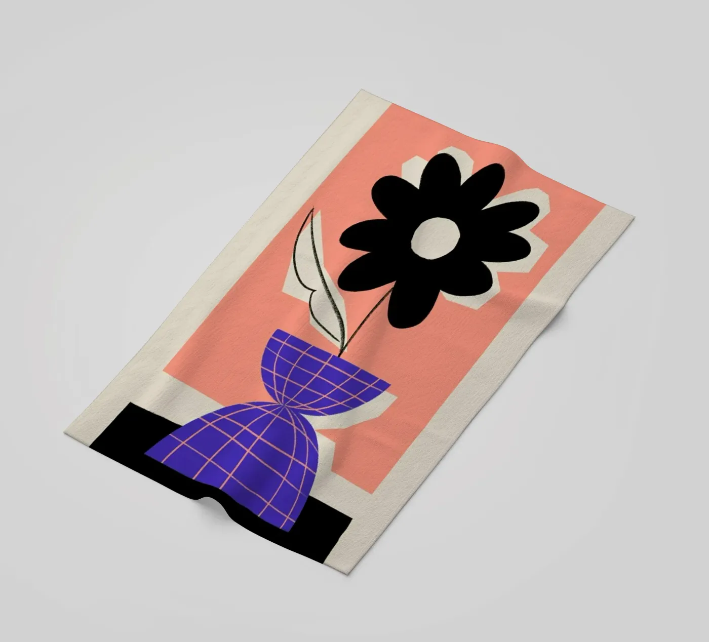 Iris beach towel by Pure