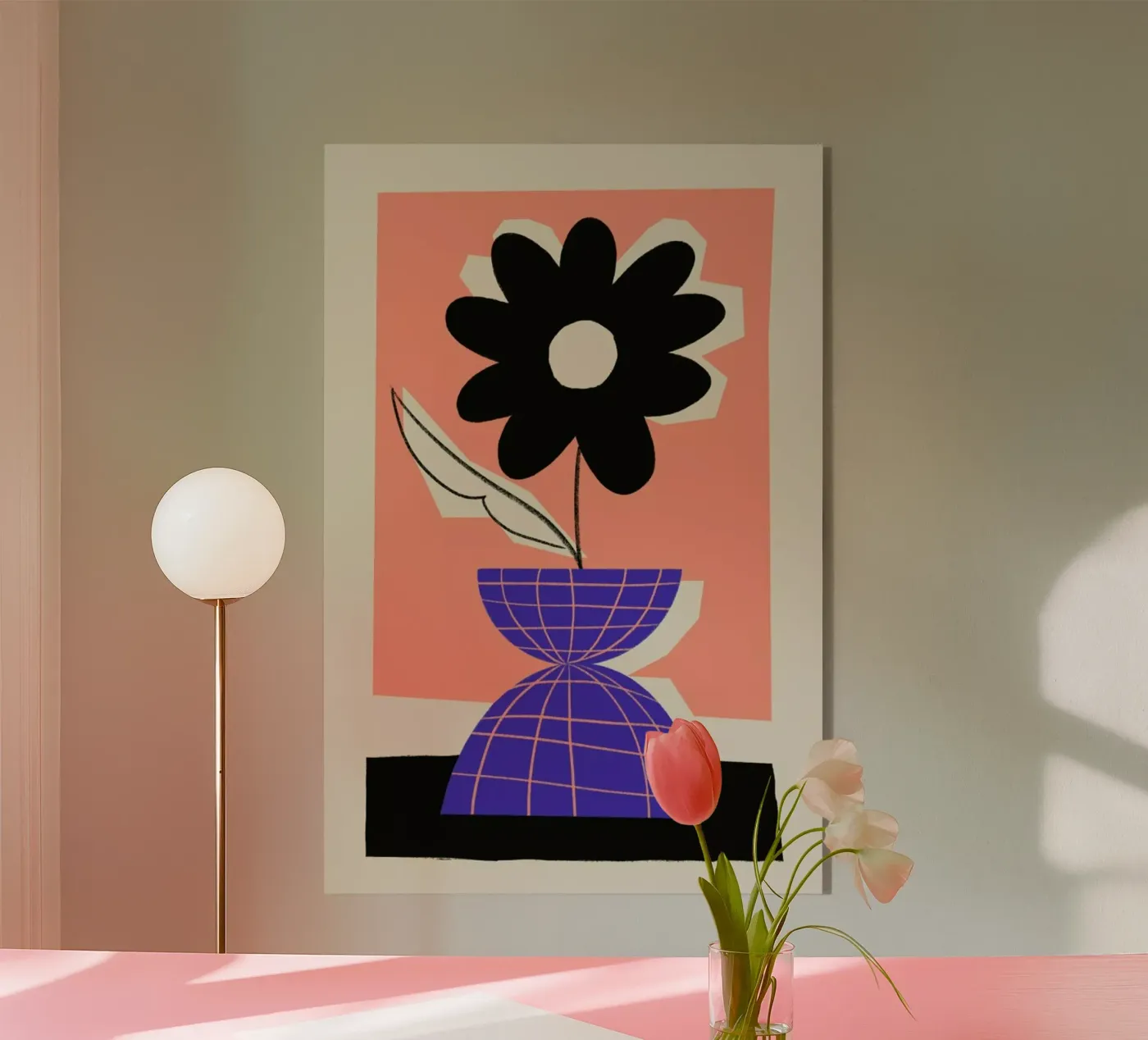 Iris acryl van Pure