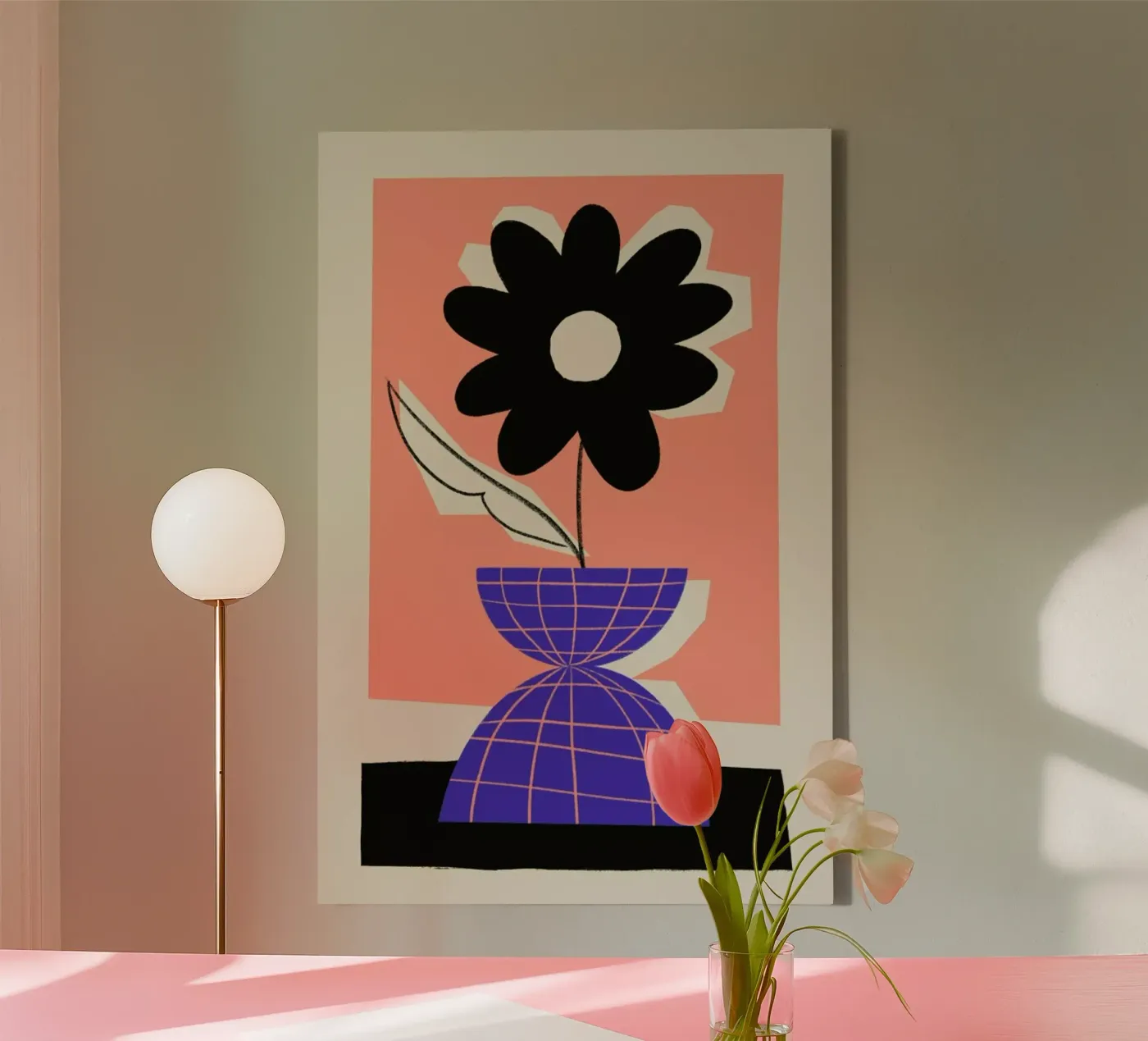 Iris Leinwand von Pure